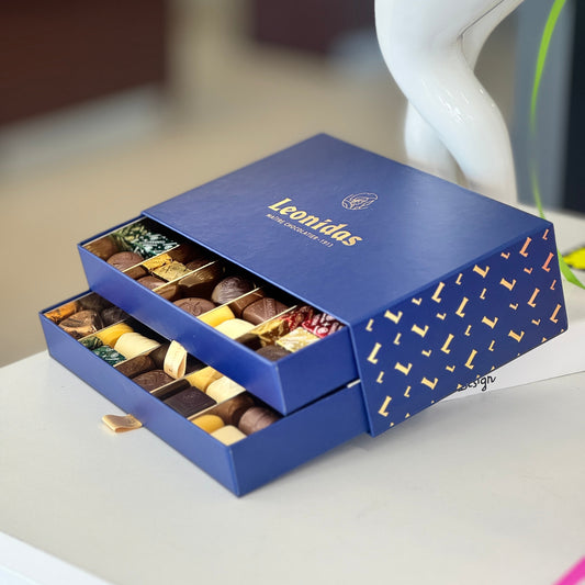 Coffret Bleu à Tiroir